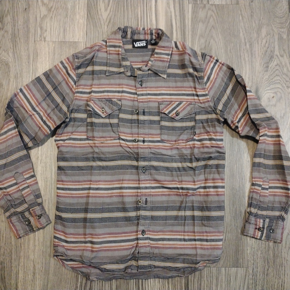 Vans Striped Button-down Shirt